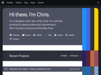 screenshot of Chris Price