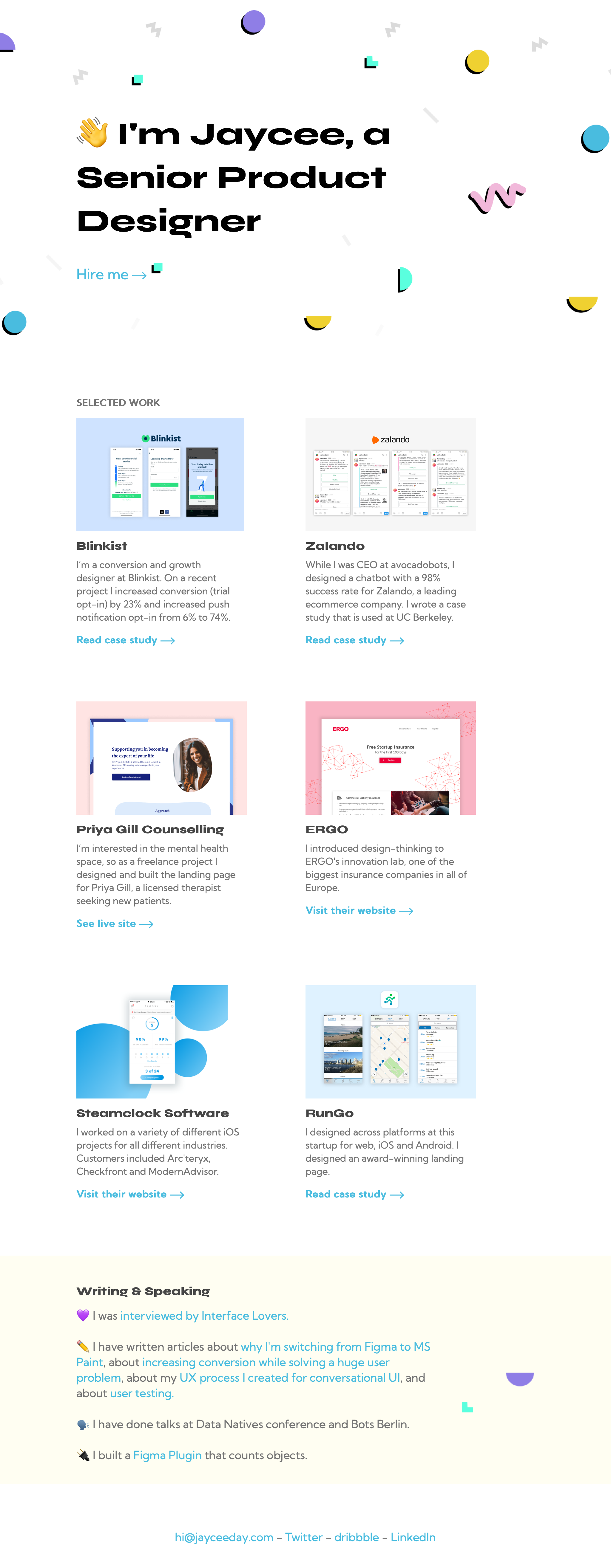 screenshot of Jaycee Day