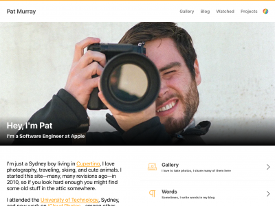 screenshot of Pat Murray