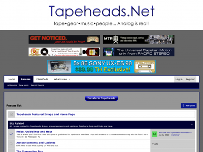 screenshot of TapeHeads